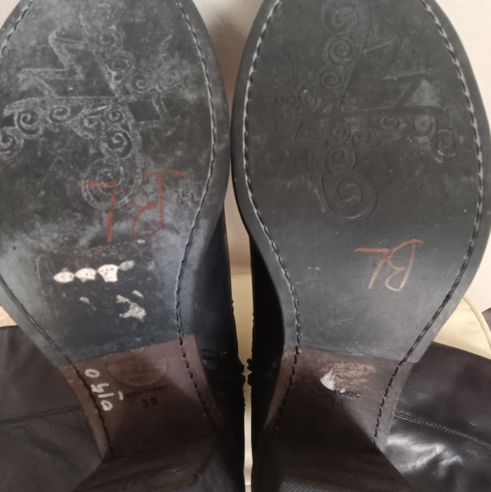 Modern Vintage Black Over the Knee Boots - Picture 8 of 15